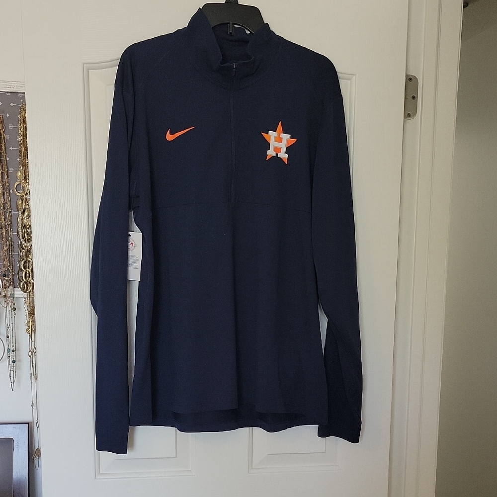 Nike Dark Blue Houston Astros Long Sleeve Top